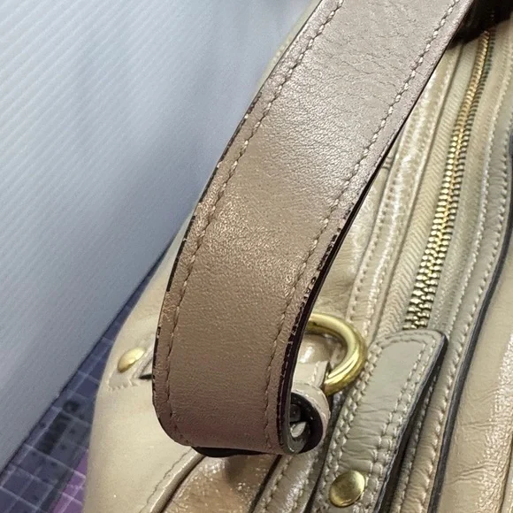 Coach Chelsea Putty Patent Leather Satchel Bag - Picture 14 of 16